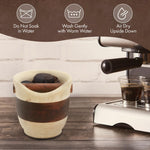 Wooden Espresso Knock Box – Barista-Grade Coffee Puck Disposal with 2-Tone Design | Tamping Station for Home & Cafés