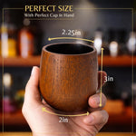 Bourbon Cup (8 oz) – Handcrafted Charred Oak Wooden Whiskey Glass