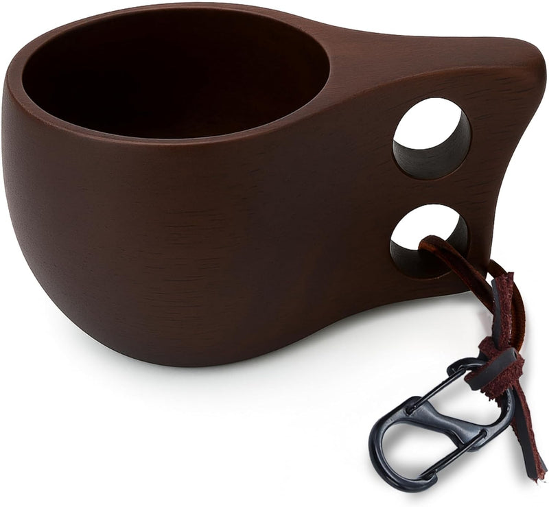 Handcrafted Light Brown Kuksa Wooden Cup