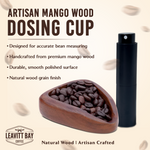 Leavitt Bay Coffee Dosing Cup with Spray Bottle (8 oz) – Handcrafted