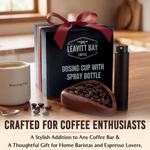 Leavitt Bay Coffee Dosing Cup with Spray Bottle (8 oz) – Handcrafted